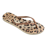 Slim Animals Flip Flops Beige/Beige