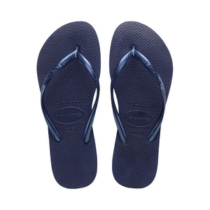 Slim Flip Flops Navy Blue